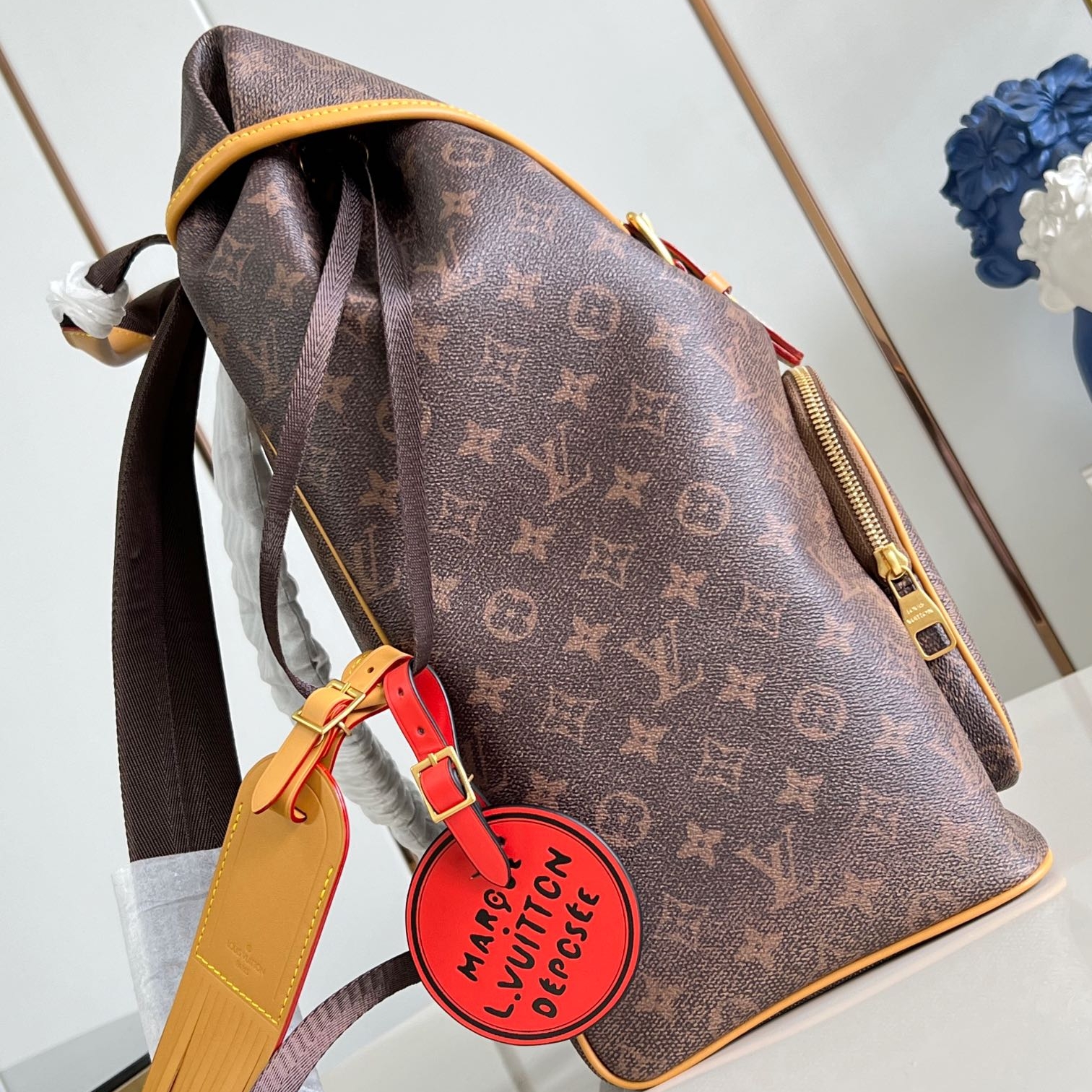 LV Montsouris Medium Cowhide Replica Bags Louis Vuitton