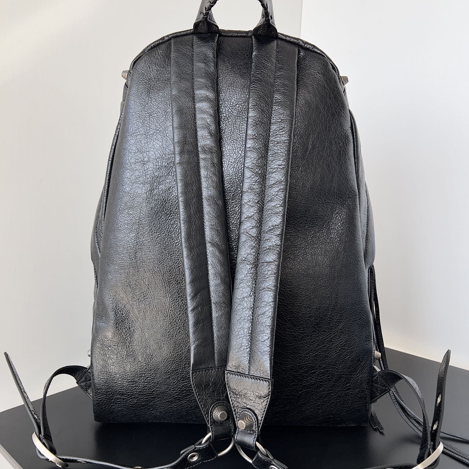Balenciaga Le Cagole Backpack Medium Sheepskin Replica Bags