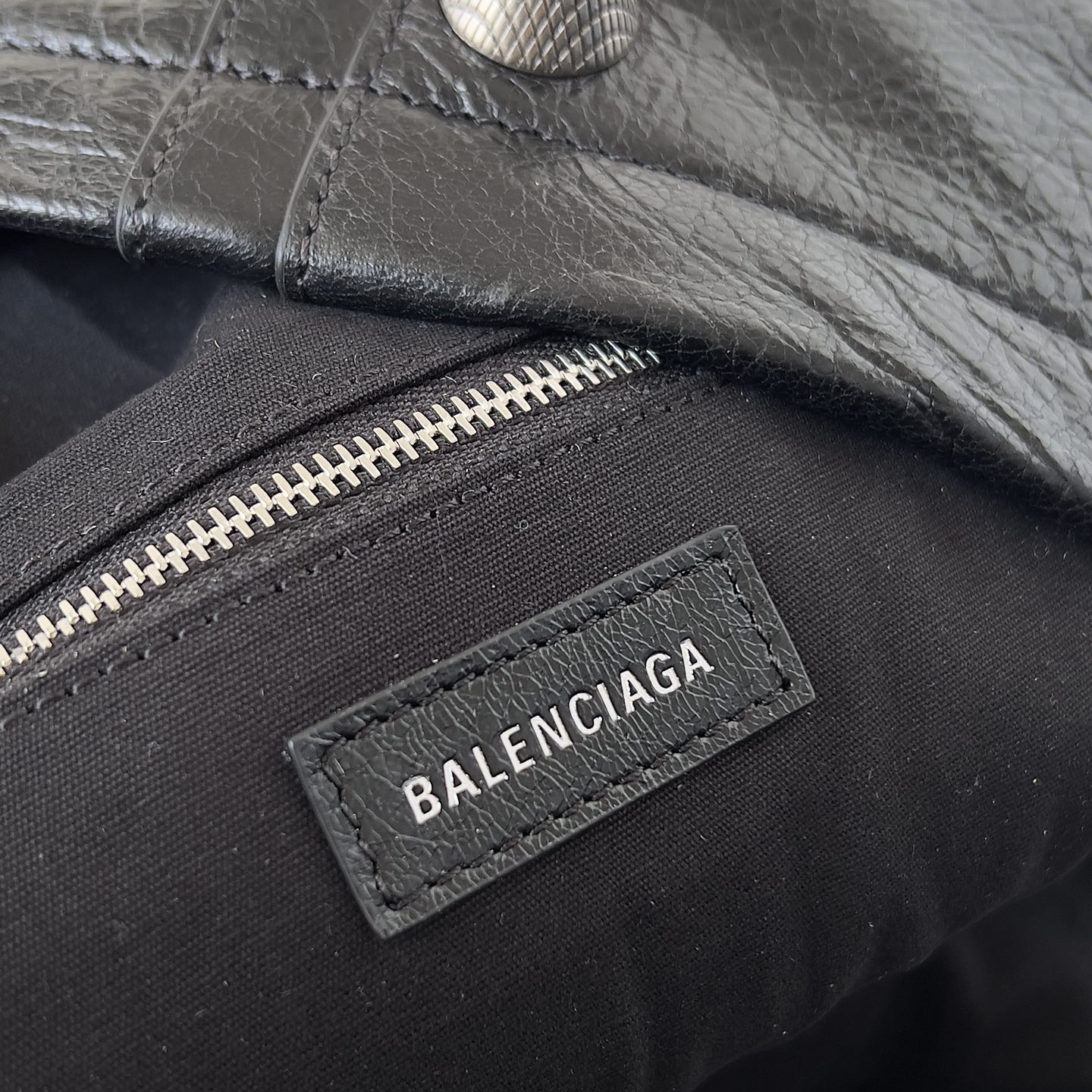 Balenciaga Le Cagole Backpack Medium Sheepskin Replica Bags