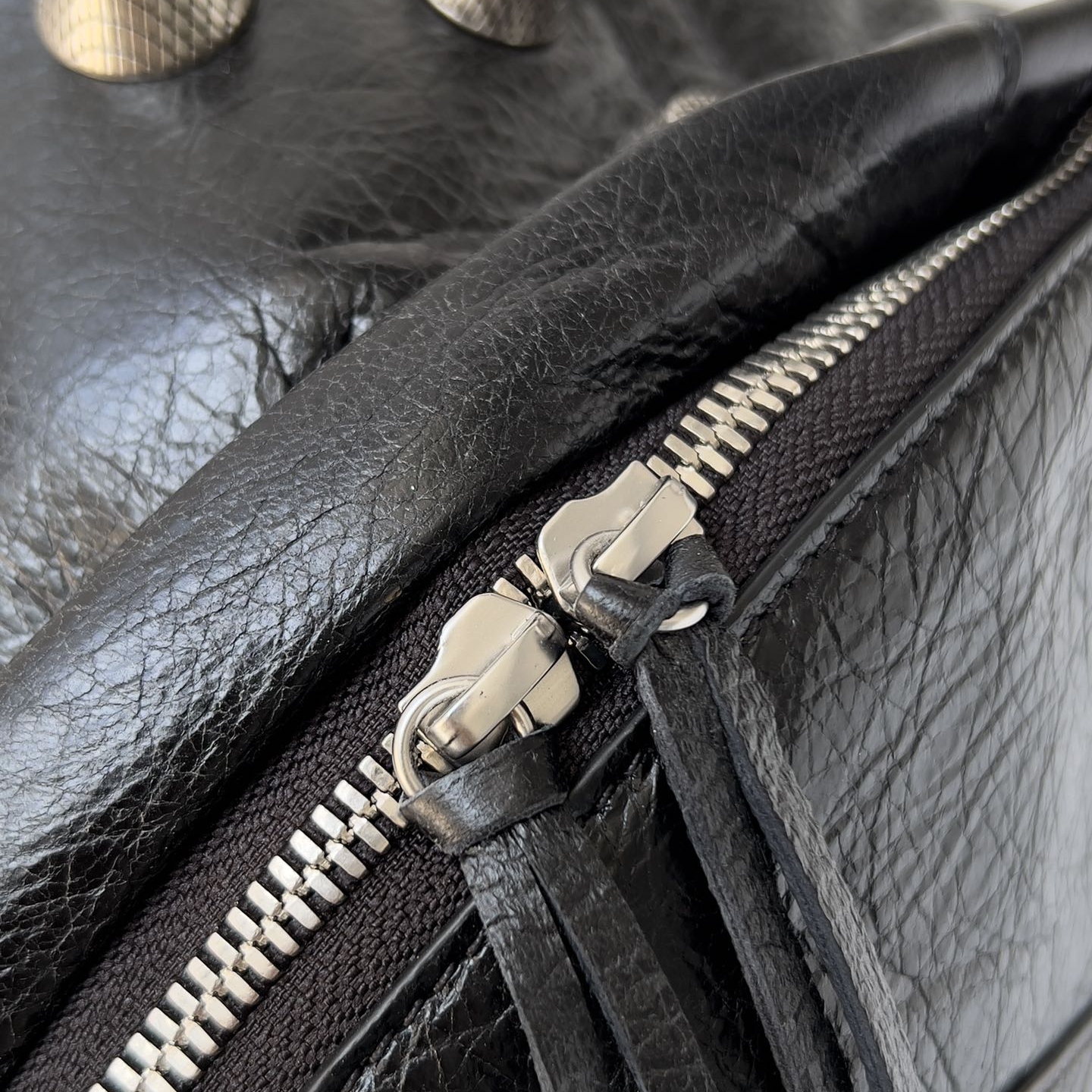 Balenciaga Le Cagole Backpack Medium Sheepskin Replica Bags